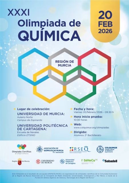 Cartel XXXI Olimpiada de Química RM 2026